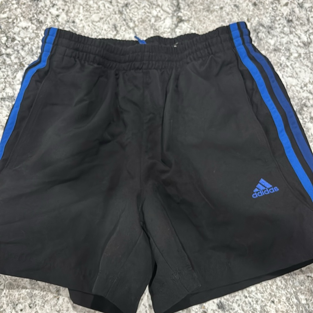 Adidas Black and Blue Shorts